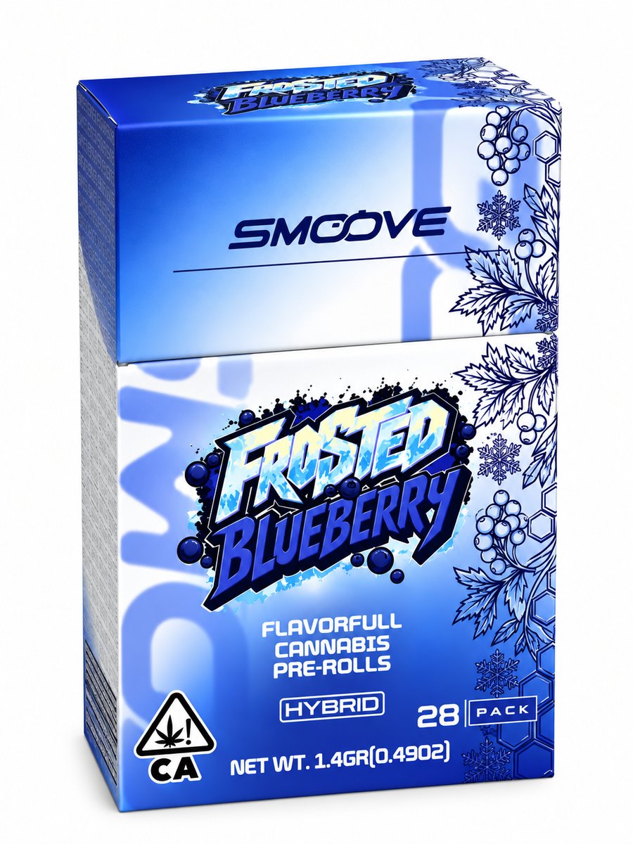smoove Frosted Blueberry pre-rolls